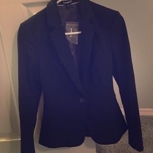 Express black suit jacket size 0 NWT